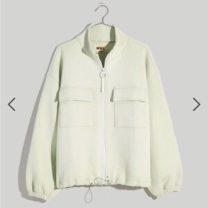 NWT Madewell Quilted Jacquard Zip Jacket